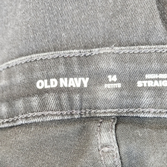 Old Navy High -Rise Straight Jeans Pants - Picture 7 of 10